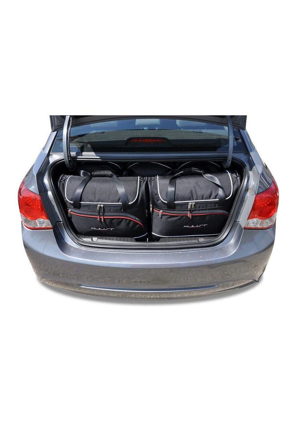KJUST - Torby Do Bagażnika Chevrolet Cruze Limousine 2008-2014 5Szt Kjust. Kolor: czarny. Styl: sportowy