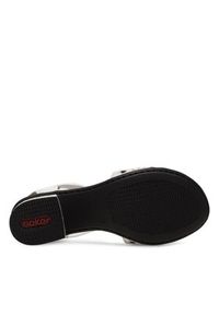Rieker Sandały 64677-80 Biały. Kolor: biały. Materiał: syntetyk #7