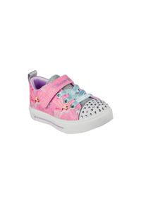 skechers - Tenisówki Skechers Model Twinkle Sparks Kolor Rose. Kolor: różowy. Materiał: syntetyk, tkanina. Model: Skechers Sport. Sport: turystyka piesza