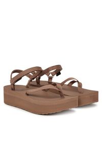 Teva Sandały Flatform Slim 1164630 Brązowy. Kolor: brązowy. Materiał: materiał #7