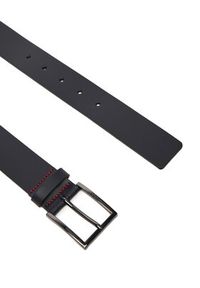 Hugo - HUGO Pasek Męski 50496596 Granatowy. Kolor: niebieski. Materiał: skóra #3