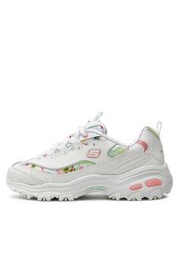 skechers - Skechers Sneakersy D'Lites-Blooming Fields 149794/WMLT Biały. Kolor: biały. Materiał: materiał