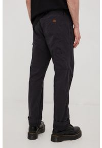Superdry spodnie bawełniane męskie kolor czarny w fasonie chinos. Kolor: czarny. Materiał: bawełna