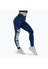 Legginsy NEBBIA Glute Check High Waisted. Kolor: niebieski. Sport: fitness #1