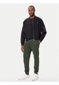 Hugo - HUGO Spodnie dresowe Dayote232 50489617 Zielony Regular Fit. Kolor: zielony. Materiał: bawełna #4