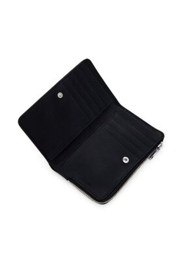 Desigual Portfel 25SAYP12 Czarny. Kolor: czarny. Materiał: skóra