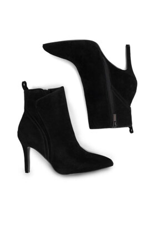 Sergio Bardi Botki WYL3161-7Z-SB Czarny. Kolor: czarny. Materiał: zamsz, skóra