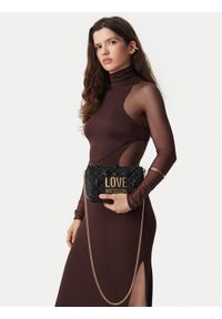 Love Moschino - LOVE MOSCHINO Torebka JC4131PP1PL1000A Czarny. Kolor: czarny. Materiał: skórzane #1