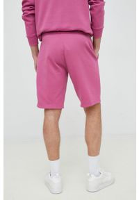 Calvin Klein szorty męskie kolor fioletowy. Kolor: fioletowy. Wzór: nadruk #3