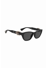 MOSCHINO - Moschino okulary przeciwsłoneczne damskie kolor czarny. Kolor: czarny #4