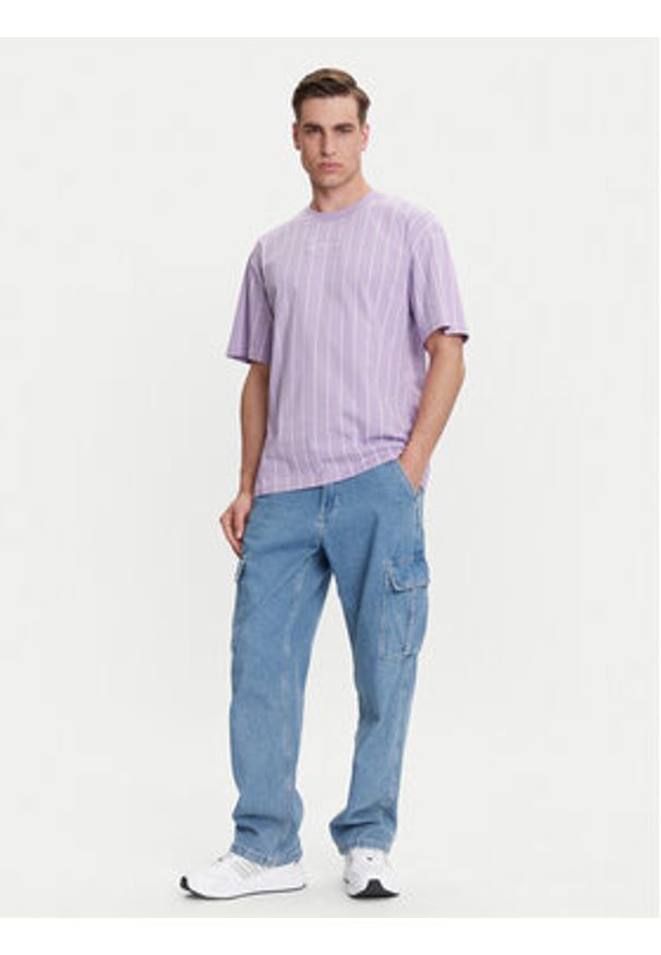 Karl Kani T-Shirt PD00005364 Fioletowy Relaxed Fit. Kolor: fioletowy. Materiał: bawełna