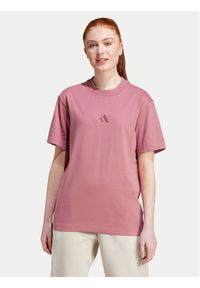 Adidas - adidas T-Shirt ALL SZN IY6786 Różowy Loose Fit. Kolor: różowy. Materiał: bawełna