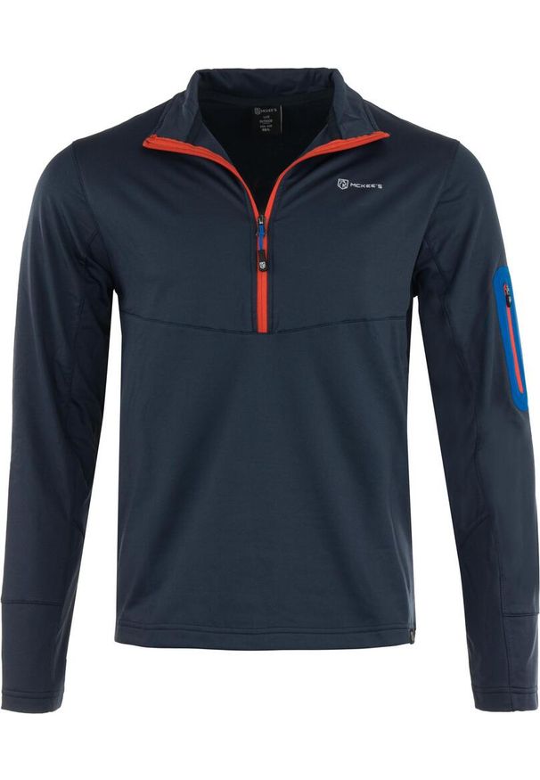 MCKEEVER - Męska Bluza McKees Eolus - Dusty Blue Rozmiar L. Kolor: zielony. Materiał: elastan, poliester