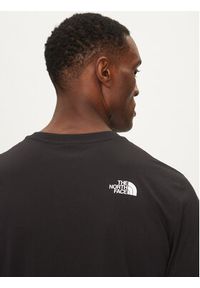 The North Face T-Shirt Fine NF0A8A6M Czarny Regular Fit. Kolor: czarny. Materiał: bawełna #5