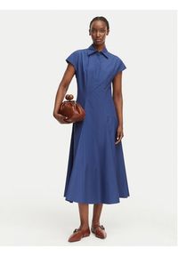 MAX&Co. Sukienka codzienna Abito 2616221064200 Granatowy Regular Fit. Okazja: na co dzień. Kolor: niebieski. Materiał: bawełna. Typ sukienki: proste. Styl: casual #4