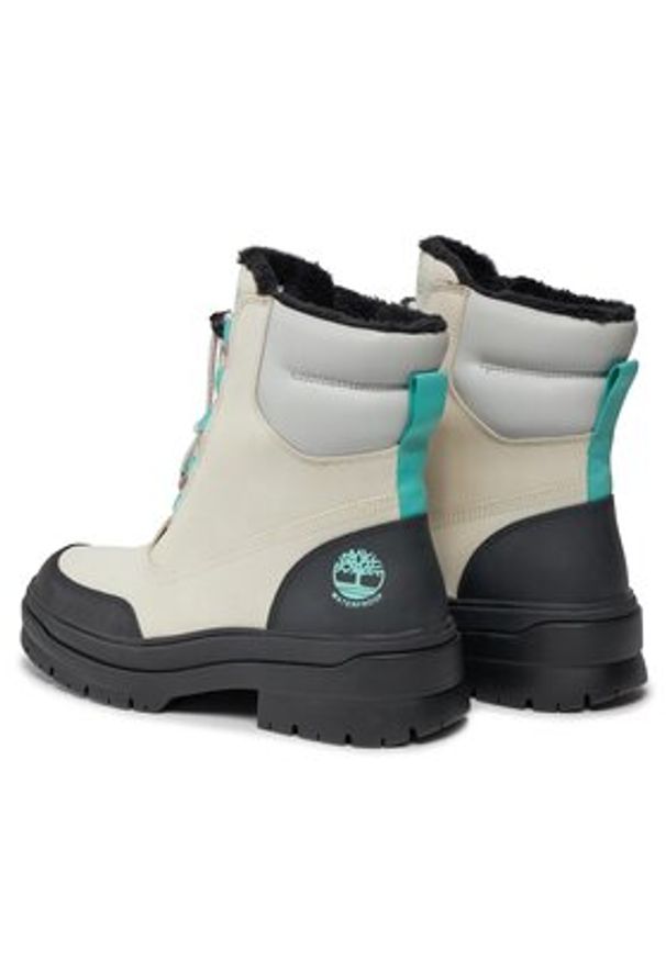 Timberland Botki Brooke Valley Winter Wp TB0A5Y1CL771 Biały. Kolor: biały. Materiał: skóra, nubuk
