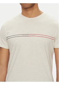 Tommy Jeans T-Shirt Entry Graphic DM0DM20779 Beżowy Slim Fit. Kolor: beżowy. Materiał: bawełna #4