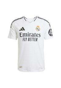 Adidas - Koszulka Real Madrid 24/25 Home Authentic. Kolor: biały. Materiał: materiał