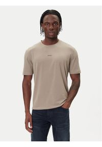 BOSS T-Shirt Tchup 50473278 Beżowy Relaxed Fit. Kolor: beżowy. Materiał: bawełna