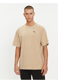 Puma T-Shirt Rad/Cal 678913 Beżowy Relaxed Fit. Kolor: beżowy. Materiał: bawełna #1