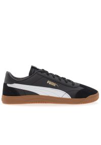 Buty Puma Club 5V5 SD 39510411 - czarne. Zapięcie: pasek. Kolor: czarny. Materiał: guma, skóra, tkanina. Szerokość cholewki: normalna. Sezon: lato