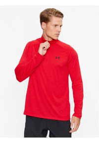 Under Armour Longsleeve Ua Tech 2.0 1/2 Zip 1328495 Czerwony Loose Fit. Kolor: czerwony. Materiał: syntetyk. Długość rękawa: długi rękaw