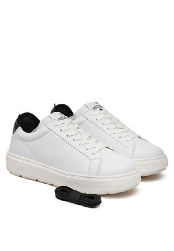 Love Moschino - LOVE MOSCHINO Sneakersy JA15174G1MIA310A Biały. Kolor: biały. Materiał: skóra