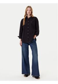 Guess Jeans Koszula W4YH22 WGCF1 Czarny Relaxed Fit. Kolor: czarny. Materiał: bawełna #4