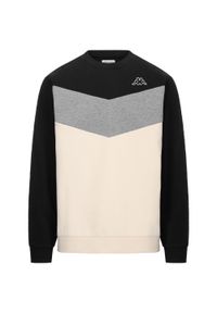Bluza bez kaptura Męska Kappa Idisson Active Man Czarny. Typ kołnierza: bez kaptura. Kolor: czarny, wielokolorowy. Sport: fitness