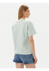 Lee T-Shirt Embroidery Pocket 112363833 Zielony Relaxed Fit. Kolor: zielony. Materiał: bawełna #3
