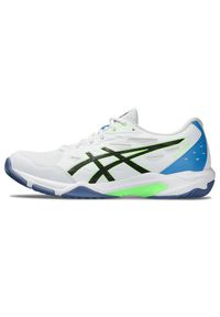 Buty do siatkówki męskie Asics Gel-Rocket 11 Men. Kolor: wielokolorowy, zielony, biały. Sport: siatkówka