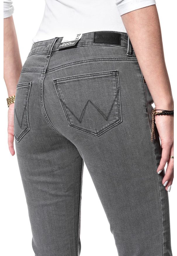 Wrangler - WRANGLER STRAIGHT CONCRETE PLAN W28TQG25P 112128518. Wzór: jednolity