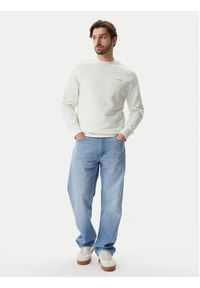 Calvin Klein Jeans Bluza J30J327530 Écru Regular Fit. Materiał: bawełna #5