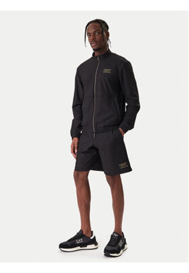 EA7 Emporio Armani Szorty sportowe 7M001340 AF21099 UC001 Czarny Regular Fit. Kolor: czarny. Materiał: syntetyk. Styl: sportowy