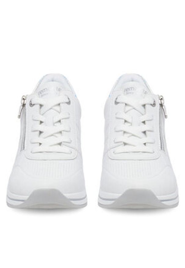 Remonte Sneakersy D2H01-80 Biały. Kolor: biały. Materiał: materiał, syntetyk