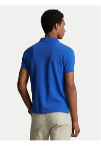 Polo Ralph Lauren Polo 710782592011 Niebieski Custom Slim Fit. Typ kołnierza: polo. Kolor: niebieski. Materiał: bawełna #4