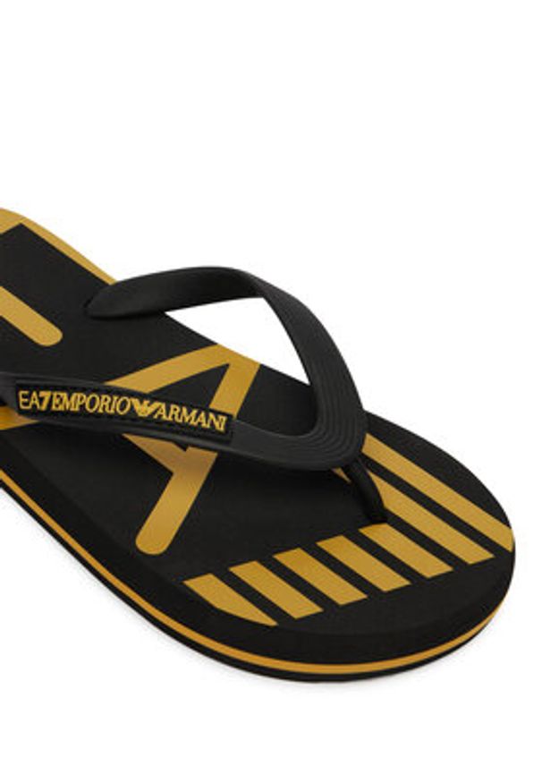 EA7 Emporio Armani Japonki 7X000659 AF22188 MC139 Czarny. Kolor: czarny. Materiał: syntetyk