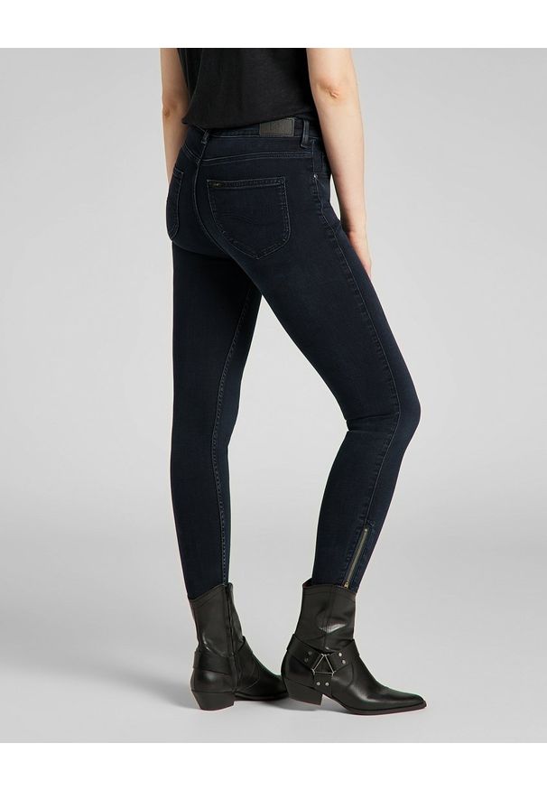 Lee - LEE SCARLETT HIGH DAMSKIE SPODNIE JEANSOWE ZIP DARK LEA L31BPHJB 112139830