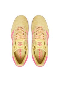 Adidas - adidas Sneakersy Gazelle JH7211 Żółty. Kolor: żółty. Materiał: zamsz, skóra. Model: Adidas Gazelle