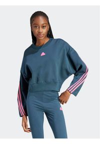 Adidas - Bluza adidas. Kolor: turkusowy #1
