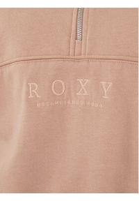 Roxy Bluza Our Town ERJFT04949 Brązowy Regular Fit. Kolor: brązowy. Materiał: bawełna #6