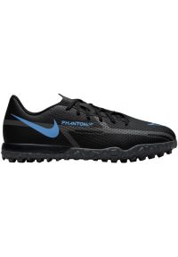 Buty piłkarskie Nike Phantom GT2 Academy Tf Jr DC0817 004 czarne czarne. Zapięcie: sznurówki. Kolor: czarny. Materiał: syntetyk. Szerokość cholewki: normalna. Sport: piłka nożna