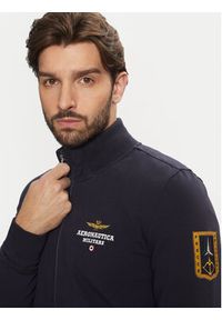 Aeronautica Militare Bluza 242FE1871F439 Granatowy Regular Fit. Kolor: niebieski. Materiał: bawełna