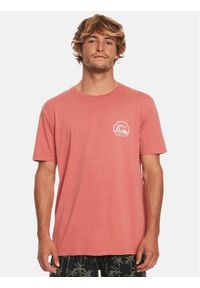 Quiksilver T-Shirt Cleancircle Tees EQYZT07491 Czerwony Regular Fit. Kolor: czerwony. Materiał: bawełna