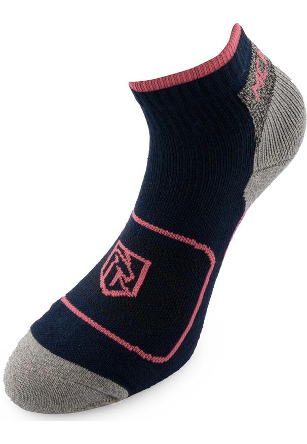 ZEAGLE - Skarpetki Unisex McKees 36-38 w Bawełnie Niebiesko-Fuksjowej. Kolor: różowy, niebieski, wielokolorowy. Materiał: poliester, poliamid, bawełna, elastan, wełna. Sport: turystyka piesza