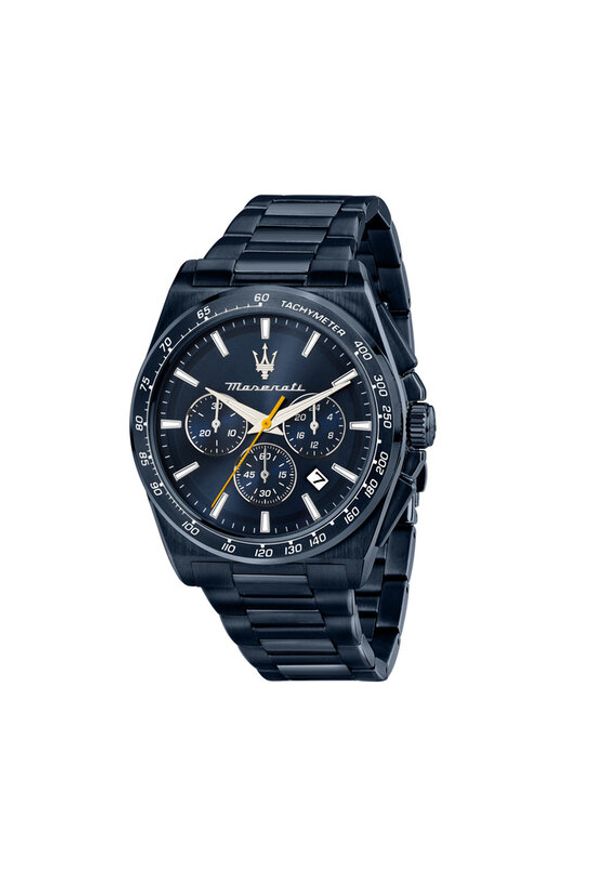 Maserati Zegarek Velocitá Chronograph R8873652008 Granatowy. Kolor: niebieski