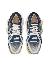 New Balance Sneakersy U9060LBB Granatowy. Kolor: niebieski. Materiał: skóra, zamsz