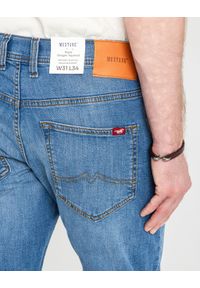 Męskie Spodnie Jeansowe Mustang Style Oregon Tapered Denim Blue 1018014 5000 682 #5