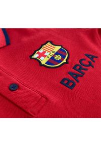 FC Barcelona - Koszulka z kołnierzykiem dziecięca Barcelona. Kolor: czerwony #2