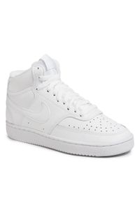 Buty Nike Court Vision Mid CD5436 100 White/White/White. Kolor: biały. Materiał: skóra. Model: Nike Court #1